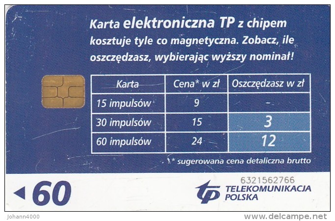 Telefonkarten Polen Chip - Pologne