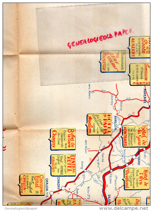 90-BELFORT- VITTEL-GERARDMER-DIVONNE-EVIAN-MULHOUSE-MONTBELIARD-BESANCON-MAICHE-AVALLON-DIJON-DOLE-CHAGNY-LONS -TROYES- - Dépliants Touristiques