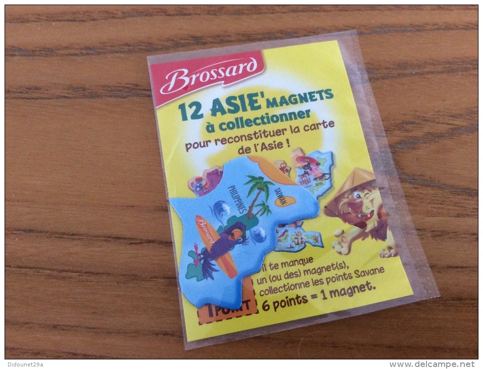 Magnet Brossard  Série 12 ASIE Magnet (TAÏWAN, PHILIPPINES, Perroquet) - Magnets