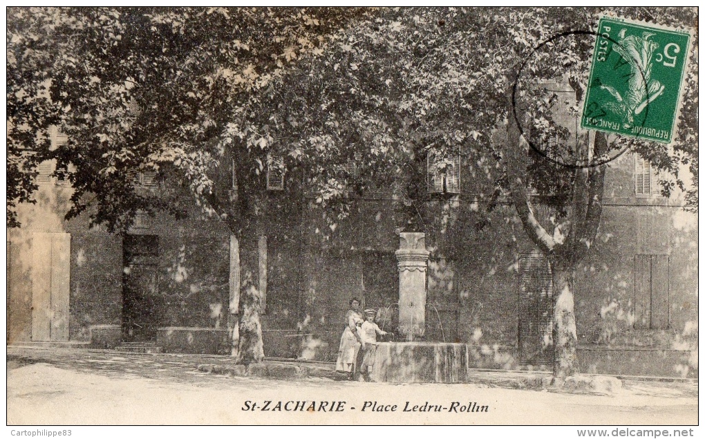 VAR 83 SAINT ZACHARIE PLACE  LEDRU ROLLIN - Saint-Zacharie