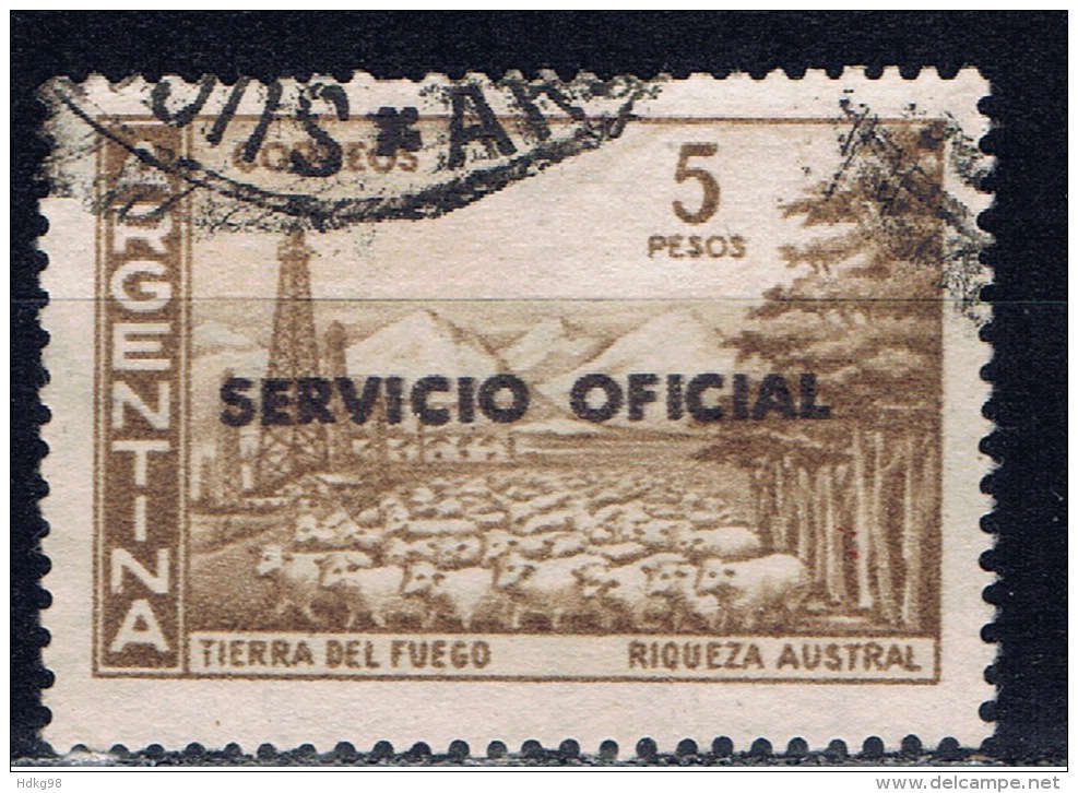 RA+ Argentinien 1960 Mi 94 II Dienstmarke - Oficiales