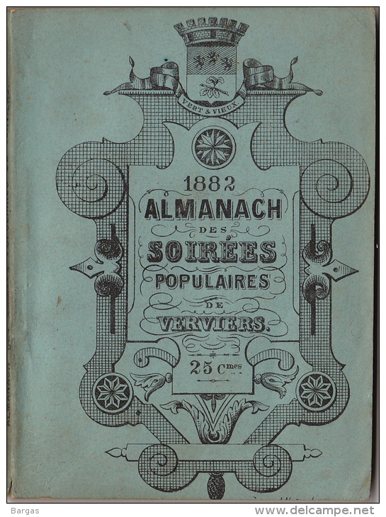 Almanach Des Soirées Populaires De Verviers 1882 - 1801-1900