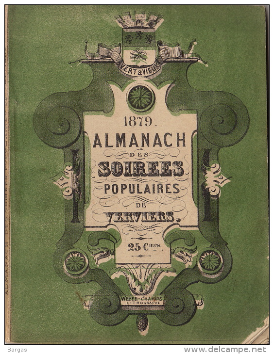 Almanach Des Soirées Populaires De Verviers 1879 - 1801-1900