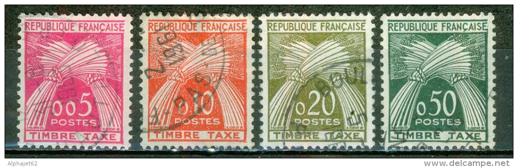 Gerbes De Blé - FRANCE - Timbre Taxe - N° 90-91-92-93 - 1960 - 1960-.... Used