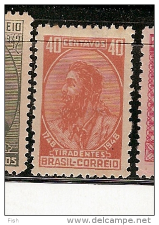 Brazil * & 200 Anos De Tiradentes, Joaquim Xavier, Mineiro, Militar E Politico 1948  (472) - Unused Stamps