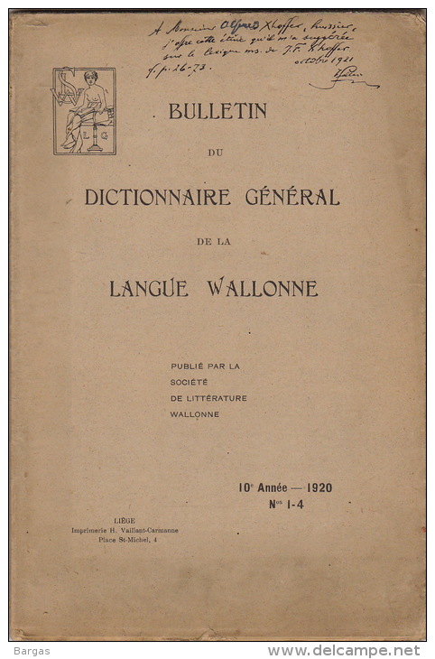 Littérature Wallonne Dictionnaire Général De Langue - 1801-1900