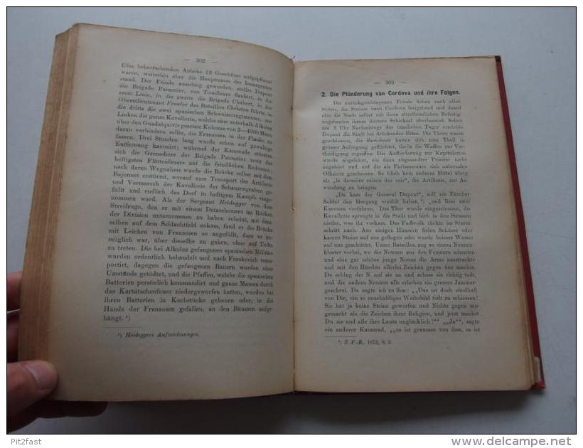 Geschichte Der Schweizertruppen Im Kriege Napoleons (1807-1814) , Erstausgabe , 1892 ,  RAR , EA , Biel !!! - 1914-18