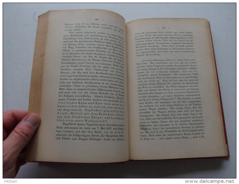 Geschichte Der Schweizertruppen Im Kriege Napoleons (1807-1814) , Erstausgabe , 1892 ,  RAR , EA , Biel !!! - 1914-18