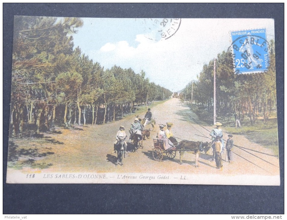 SABLES D ´OLONNE - Promenades Avec Anes En 1920 - A Voir - Lot P13327 - Sables D'Olonne