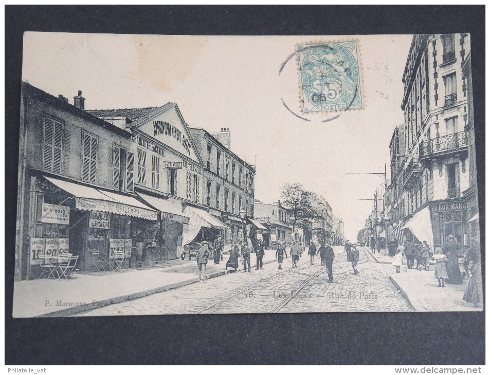 LES LILAS - Cp Rue De Paris En 1906 - A Voir - Lot P13335 - Les Lilas