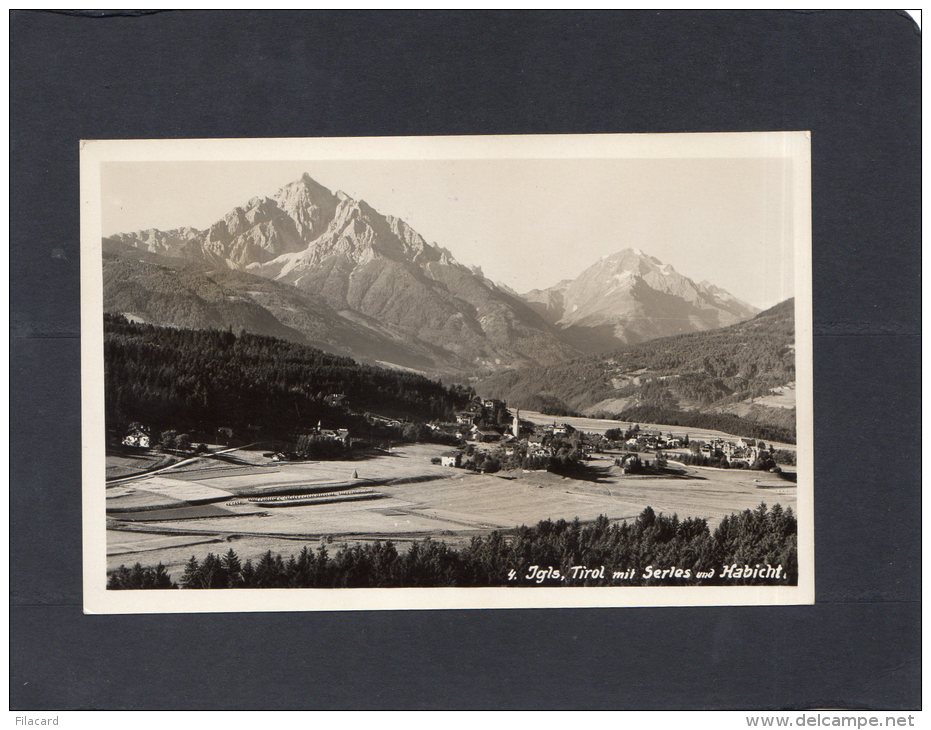 56948   Austria,  Igls,  Tirol  Mit  Serles  Und  Habicht,   NV(scritta) - Igls