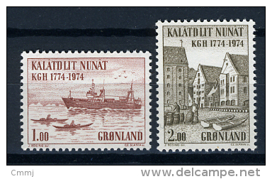 1974 - GROENLANDIA - GREENLAND - GRONLAND - Catg Mi. 88/89 - MNH - (T/AE27022015....) - Neufs