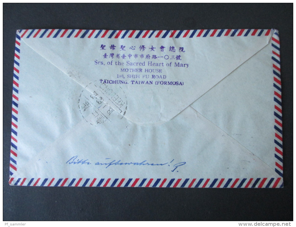 China / Taiwan 1960er - 90er Ettliche Belege / Sonderkarten. Interessante Stücke. FDC / Luftpost Usw. - Colecciones & Series