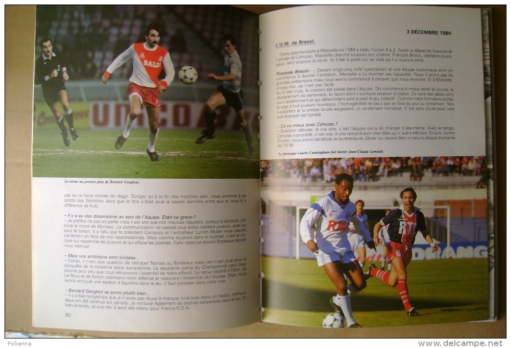 PCU/6  Eugene Saccomano UNE SAISON DE FOOTBALL 85 Edition N.1/CALCIO - Libros