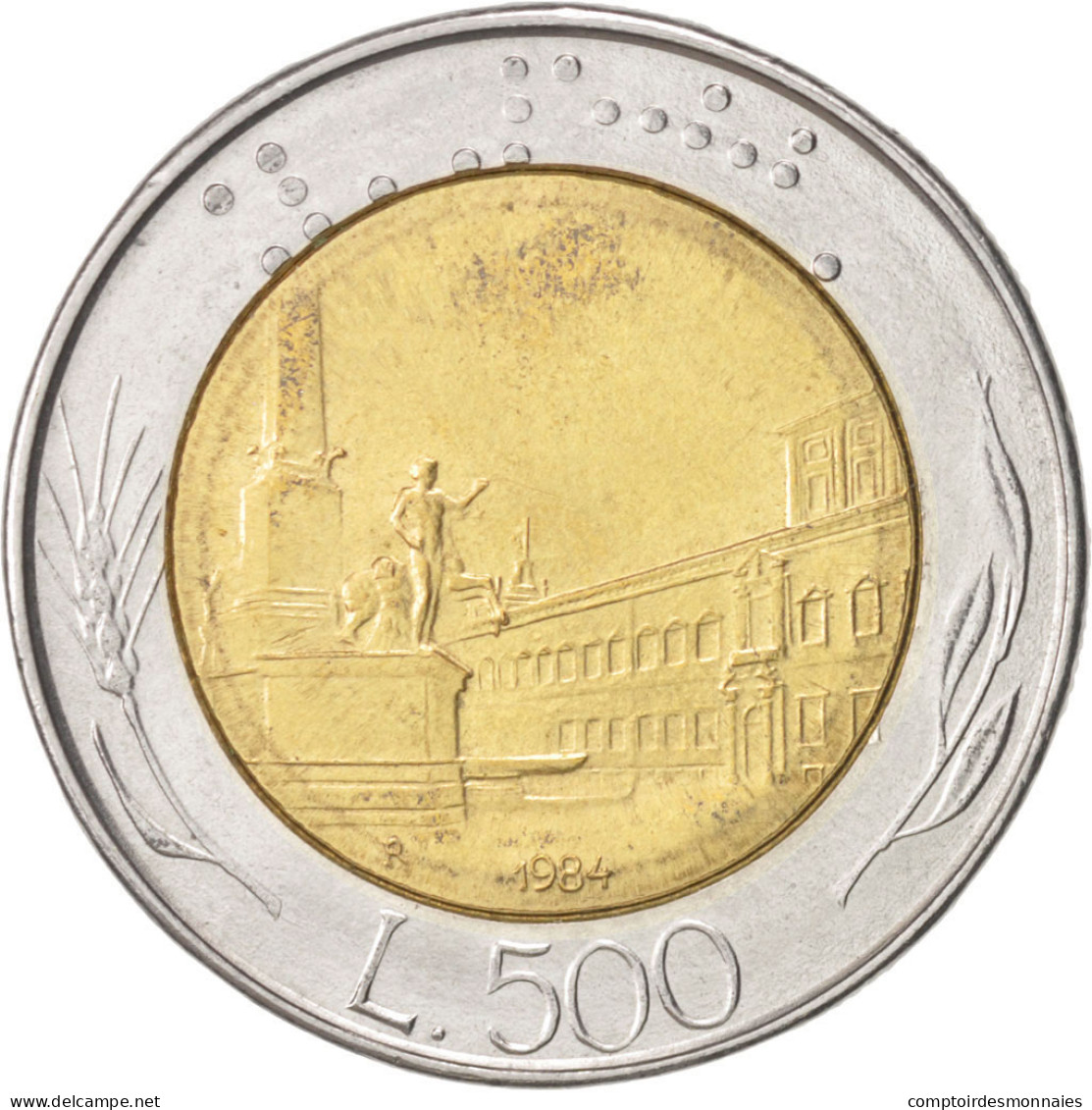 Monnaie, Italie, 500 Lire, 1984, Rome, SUP, Bi-Metallic, KM:111 - 500 Liras