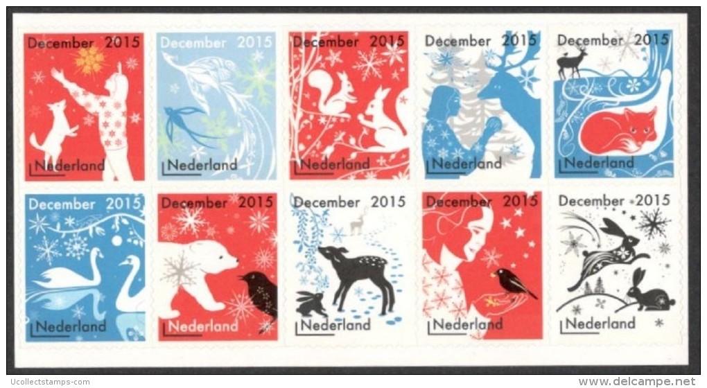 Nederland  2015   Christmas  Kerstmis  Weihnachten Noell     Postsfris/neuf/mnh - Neufs