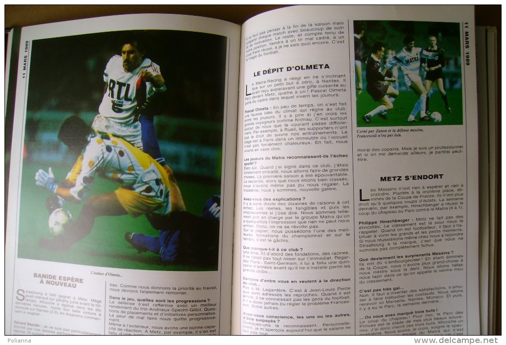 PCU/9  Eugene Saccomano UNE SAISON DE FOOTBALL 89 Edition N.1/CALCIO - Livres