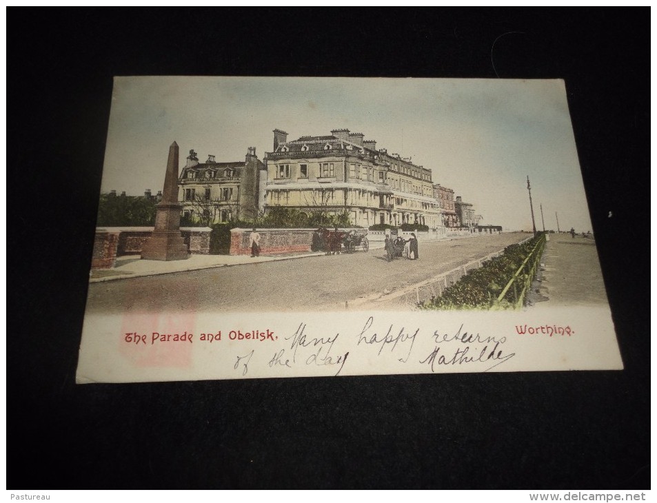 Worthing . The Parade And Obelisk. - Worthing