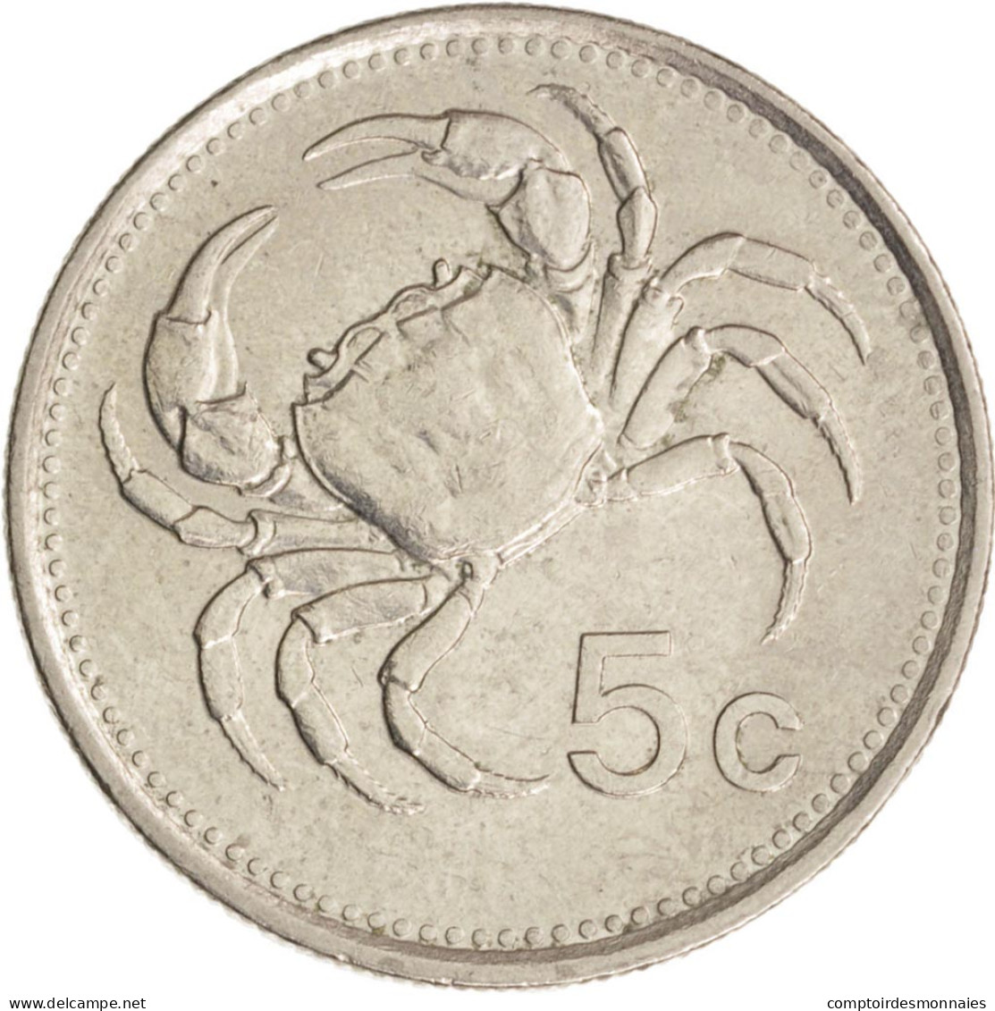 Monnaie, Malte, 5 Cents, 1986, SPL, Copper-nickel, KM:77 - Malta