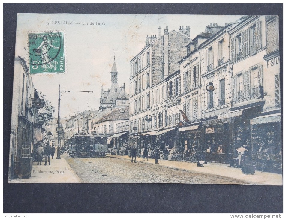 LES LILAS - Rue De Paris - 1906 - A Voir - Lot P13363 - Les Lilas