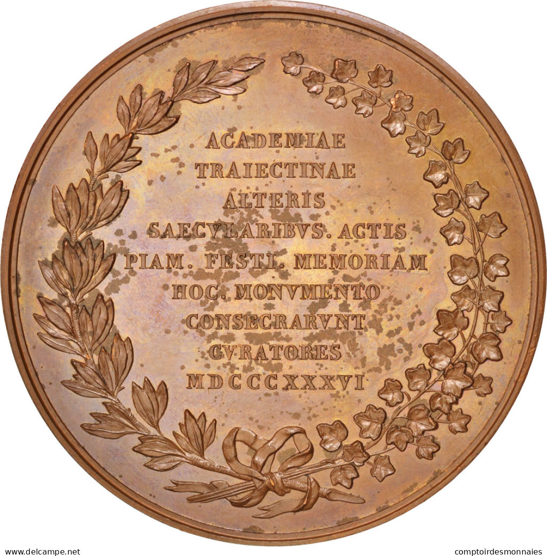 Pays-Bas, Medal, History, 1836, SUP, Cuivre - Autres & Non Classés