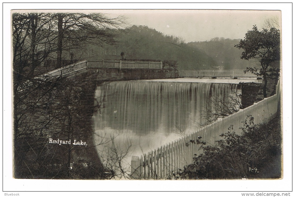 RB 1062 - Early Real Photo Postcard - Weir At Rudyard Lake - Staffordshire - Other & Unclassified