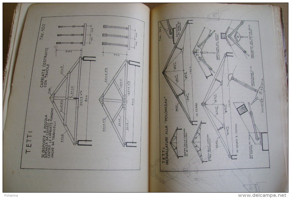 PCU/11 Biblioteca Politecnico Universitaria - Pittini LEZIONI ARCHITETTURA TECNICA Ed. Giorgio 1946 - Arts, Architecture