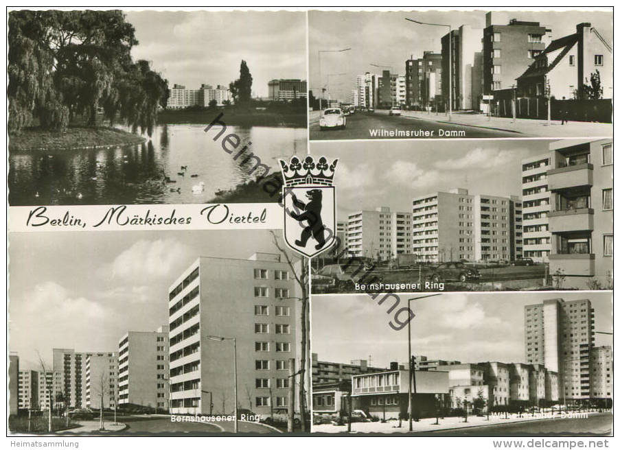 Berlin - Märkisches Viertel - Wilhelmsruher Damm - Bernshausener Ring - Foto-AK Großformat - Verlag Kunst Und Bild Berli - Reinickendorf