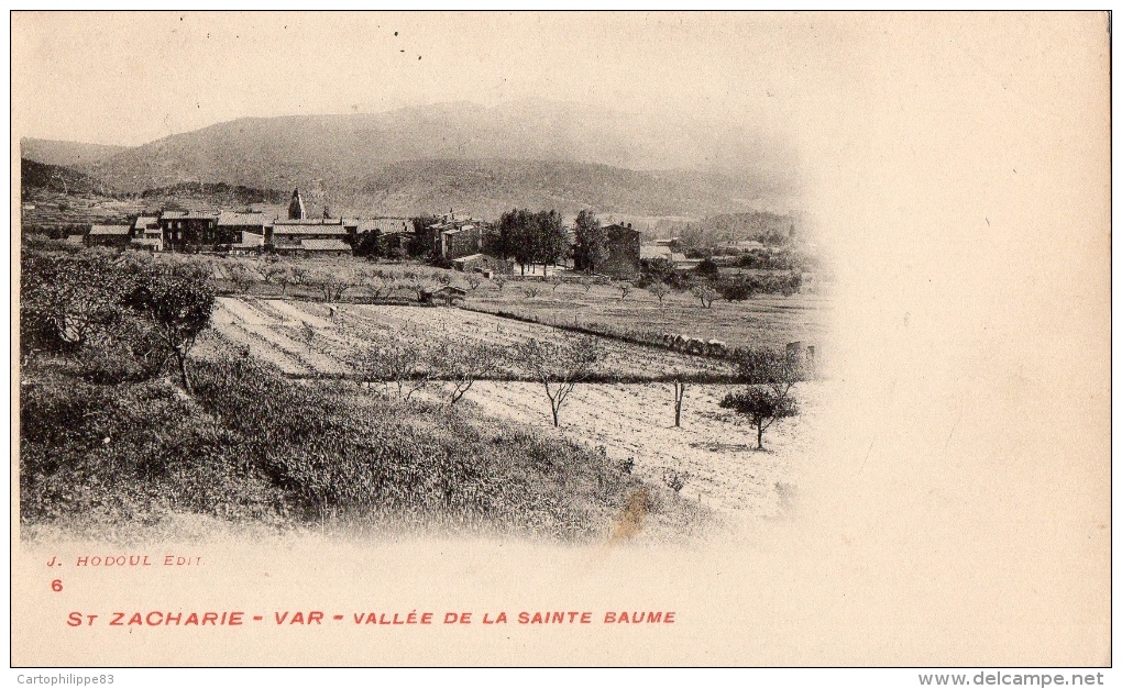 VAR 83 SAINT ZACHARIE VUE GENERALE VALLÉE DE LA SAINTE BAUME - Saint-Zacharie