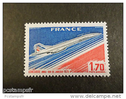 FRANCE 1976, Timbre Aérien 49, AVIONS, CONCORDE, Neuf** AIRMAIL MNH - Altri & Non Classificati