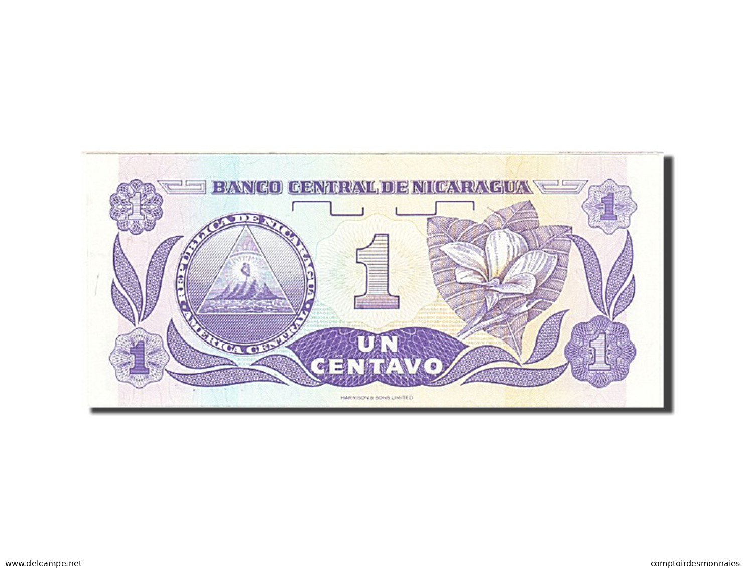 Billet, Nicaragua, 1 Centavo, 1991, Undated, KM:167, SPL - Nicaragua