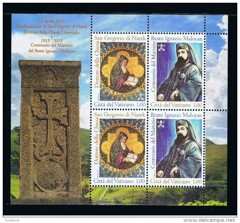 2015 - VATICANO - S20 - SET OF 4  STAMPS ** - Nuovi