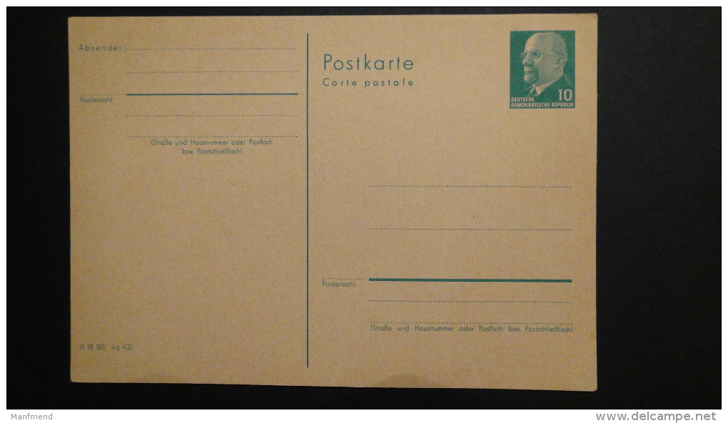 Germany - DDR - 1966 - MI: P 75**MNH - Postal Stationary - Look Scan - Cartes Postales - Neuves