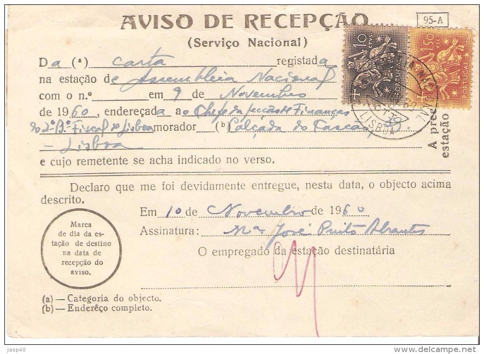 POSTAL CIRCULADO EM PORTUGAL - Cartas & Documentos