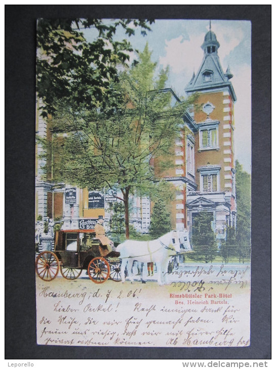 AK HAMBURG EIMSBÜTTEL Hotel 1906 /// D*18310 - Eimsbüttel