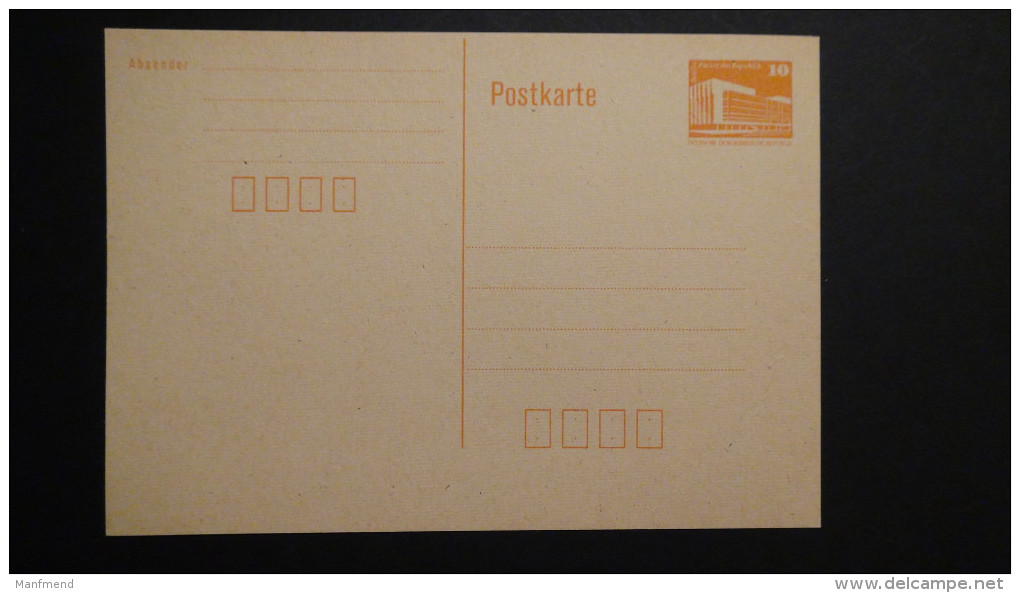 Germany - DDR - 1986 - MI: P 86 I**MNH - Postal Stationary - Look Scan - Postcards - Mint