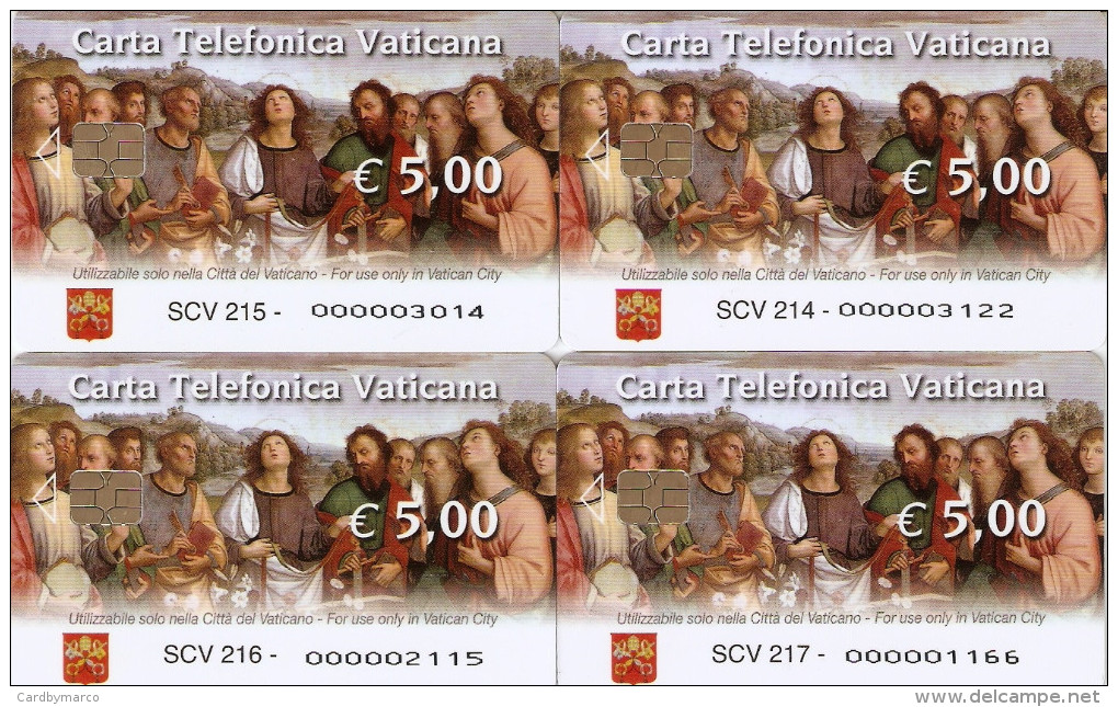 *VATICANO: 2^ Emissione 2015 - Numeri 214/217* - Schede NUOVE (MINT) In Folder - Vaticano