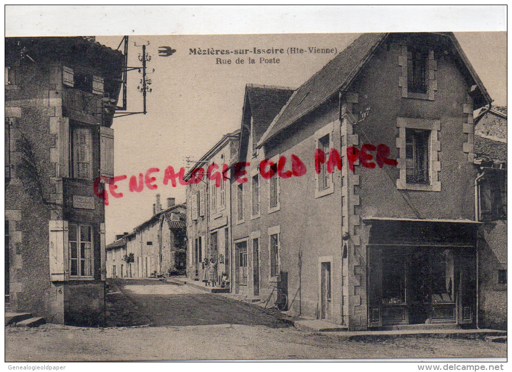 87 - MEZIERES SUR ISSOIRE -  RUE DE LA POSTE - Meziere Sur Issoire