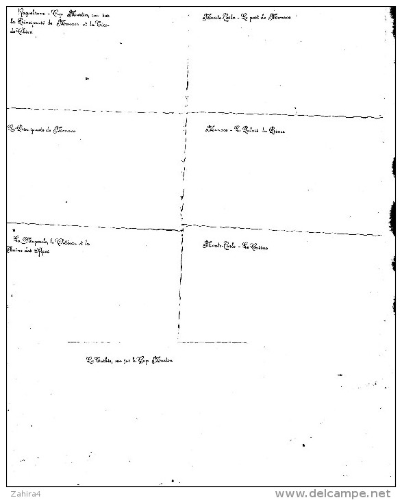 7 Mini Cartes - Roquebrune, Cap St-Martin, Palais, Port, Casino, Principauté, Turbie Et Château Mapoule - Sammlungen & Lose