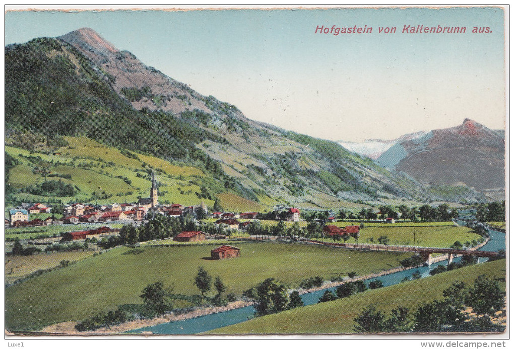 AUSTRIA ,  HOFGASTEIN , OLD POSTCARD - Bad Hofgastein