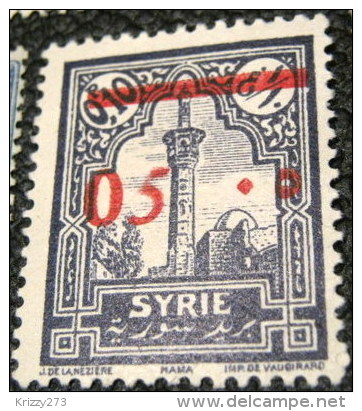 Syria 1928 Hama Overprint 5p - Mint - Neufs