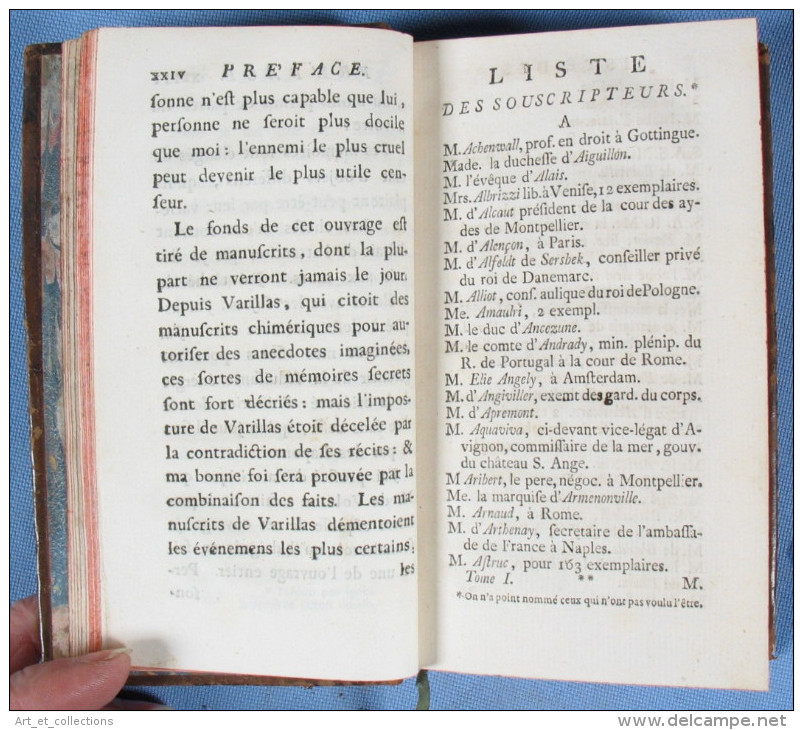 Mémoires pour servir à l'Histoire de Madame de MAINTENON / E.O. AMSTERDAM 1755-56 / Ex-libris de La Beaumelle