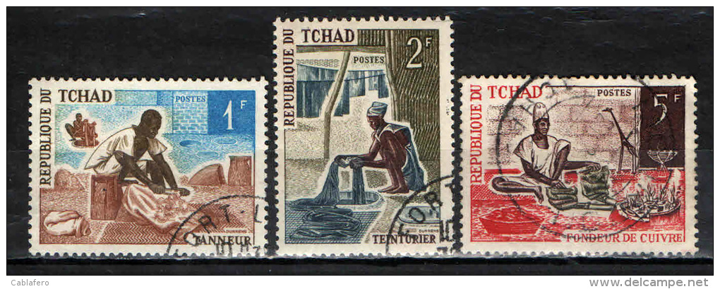 CIAD - 1970 - IL LAVORO IN CIAD - USATI - Chad (1960-...)