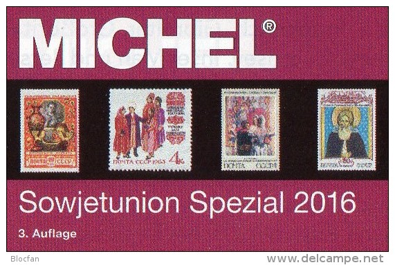 MlCHEL Sowjetunion Spezial Briefmarken Katalog 2016 Neu 150€ Porto/Lokal/Gebühren-Marken Special Catalogues USSR CCCP SU - Ohne Zuordnung