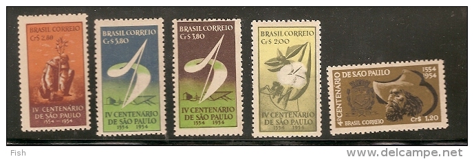 Brazil ** & IV Centenary Of The City Of São Paulo, 1953 (527) - Unused Stamps