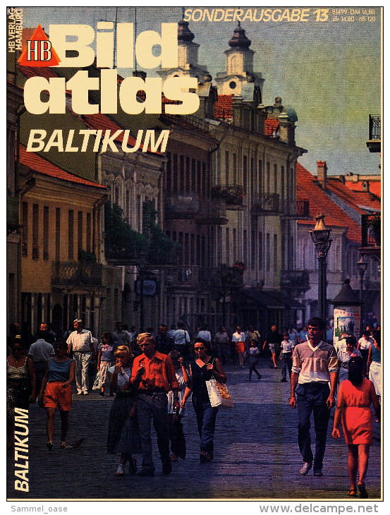 HB Bild-Atlas Bildband  Nr. 13 / 1993 : Baltikum - Estland : Alte Städte, Herrliche Inseln, Weite Wälder - Travel & Entertainment