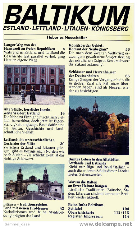 HB Bild-Atlas Bildband  Nr. 13 / 1993 : Baltikum - Estland : Alte Städte, Herrliche Inseln, Weite Wälder - Travel & Entertainment
