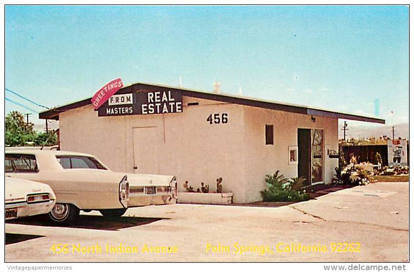 257415-California, Palm Springs, Masters Realty Office Building, Paul Pospesil By Dexter Press No 73775-C - Palm Springs