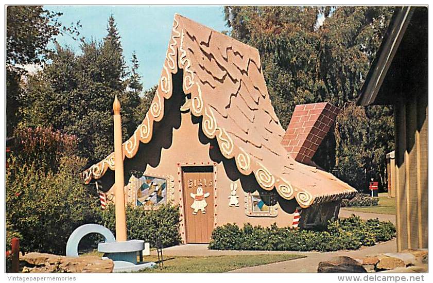 257431-California, Sacramento, William Land Park, Fairy Tale Town, Gingerbread House, Fritz Vibe By Colourpicture - American Roadside