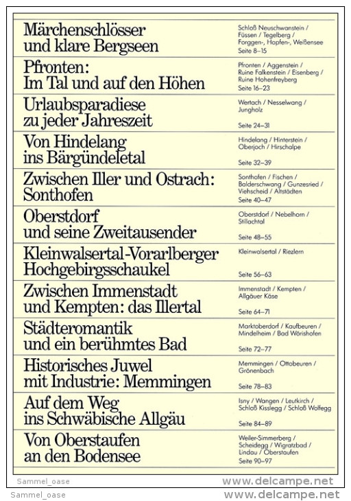 HB Bild-Atlas Bildband  Nr. 5 / 1985 : Allgäu - über 200 Farbabbildungen Und Mehr Als 500 Tips - Reizen En Ontspanning